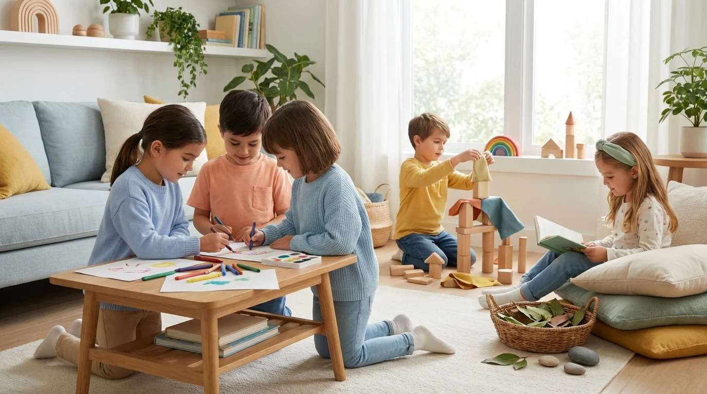 Activités pour enfants à la maison sans écran